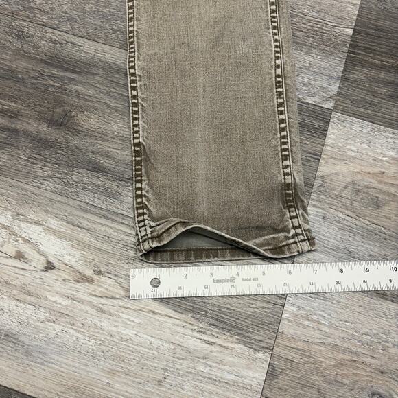 Levis 511 Black Tab Faded Light Wash Muted Tan Mens 32x30 Slim Fit Denim Jeans - Picture 13 of 13